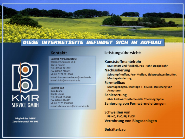 Fernwärmerohre und Fernwärmeleitungssysteme