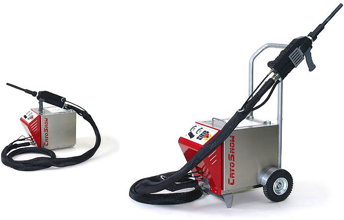 Automatisierte CO2-Schneestrahlanlagen